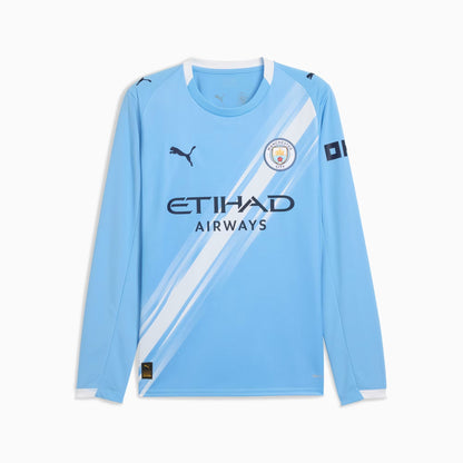 Manchester City 25/26 Home Jersey - Long Sleeves