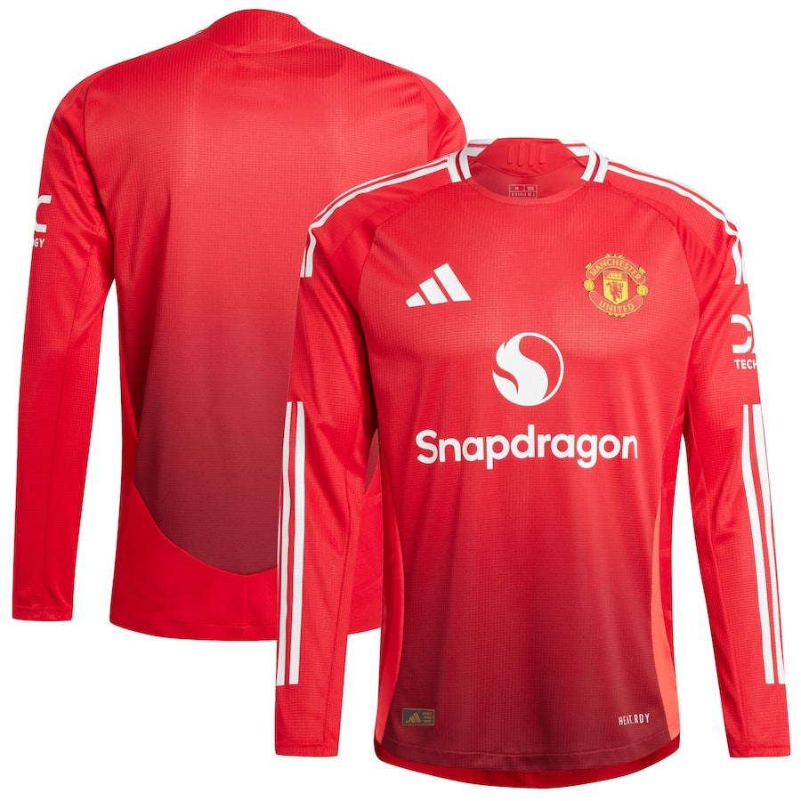 Man U 24/25 Long Sleeves Home Jersey