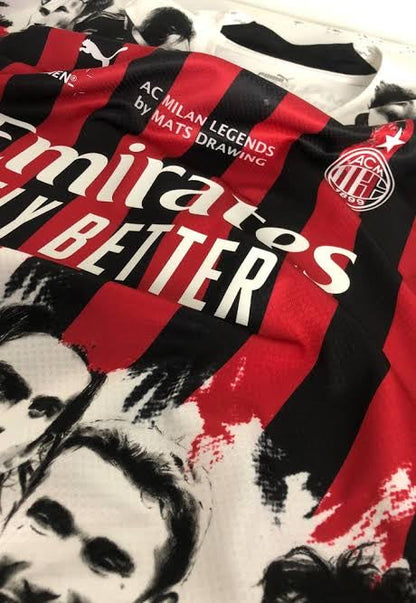 AC Milan legends by Mats drawing Jersey