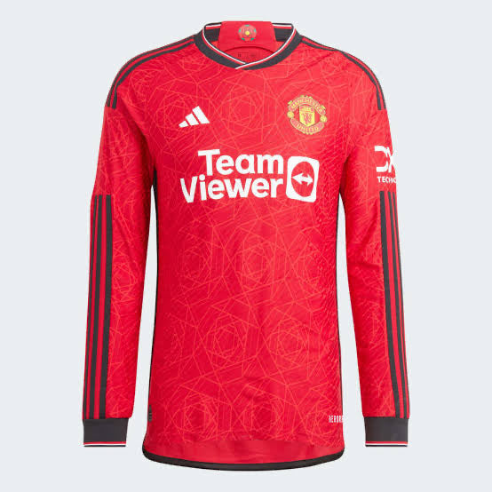 Man U 23/24 Long Sleeves Home Jersey