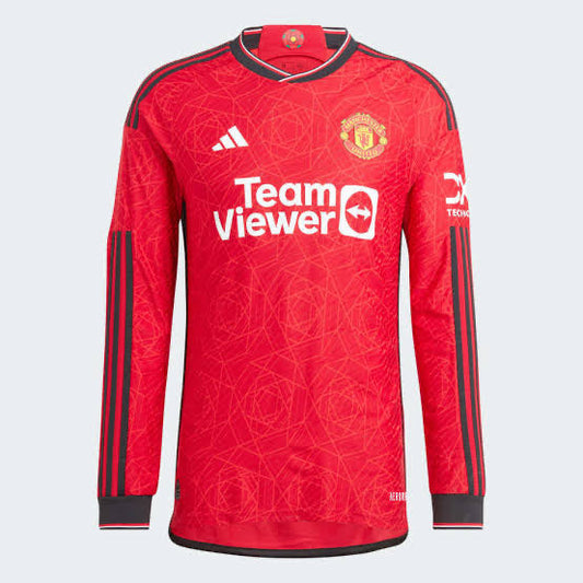 Man U 23/24 Long Sleeves Home Jersey
