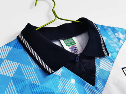 England 1990 World Cup Tricolour Retro Jersey
